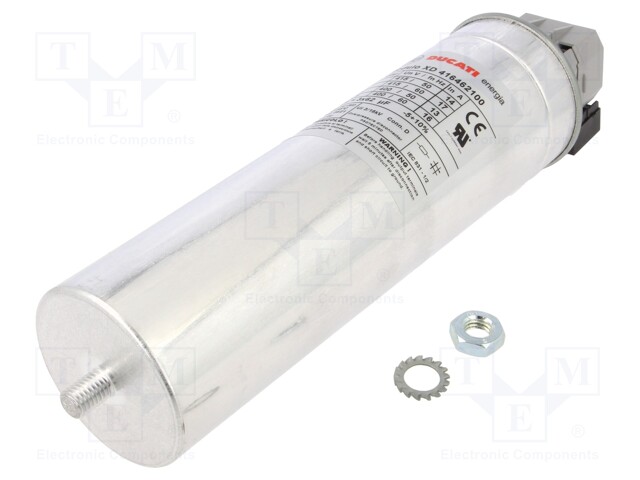 Capacitor: polypropylene; three phase; Q@50Hz: 10kVAR; 415VAC