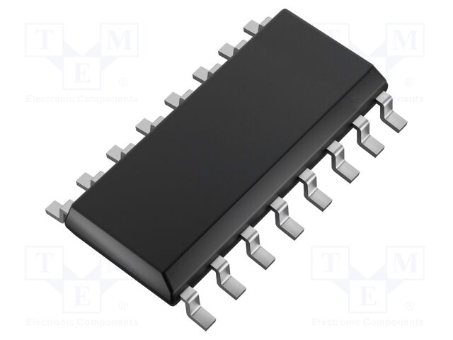 IC: digital; line decoder; SMD; SO16; AC