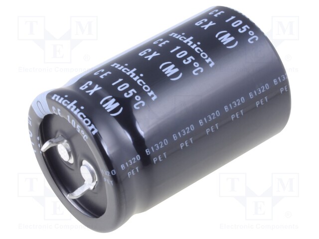 Capacitor: electrolytic; SNAP-IN; 470uF; 400VDC; Ø30x45mm; ±20%