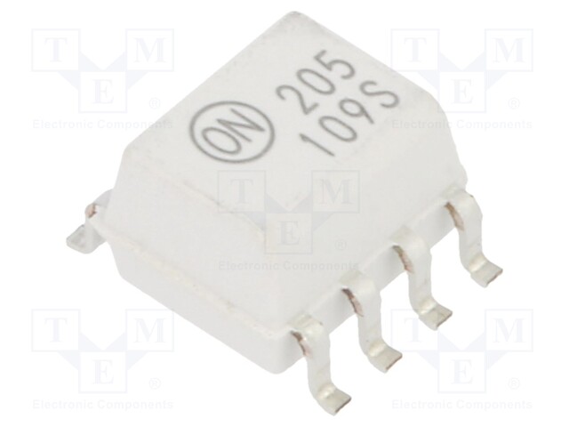 Optocoupler, 1 Channel, SOIC, 8 Pins, 60 mA, 2.5 kV, 40 %