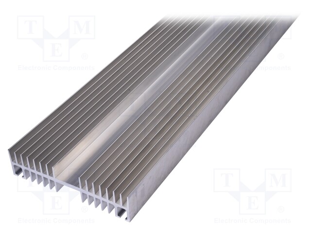 Heatsink: extruded; grilled; natural; L: 1000mm; W: 164mm; H: 40mm