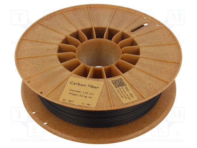 Filament: PA12 + 15CF; 1.75mm; black; 250÷290°C; 500g