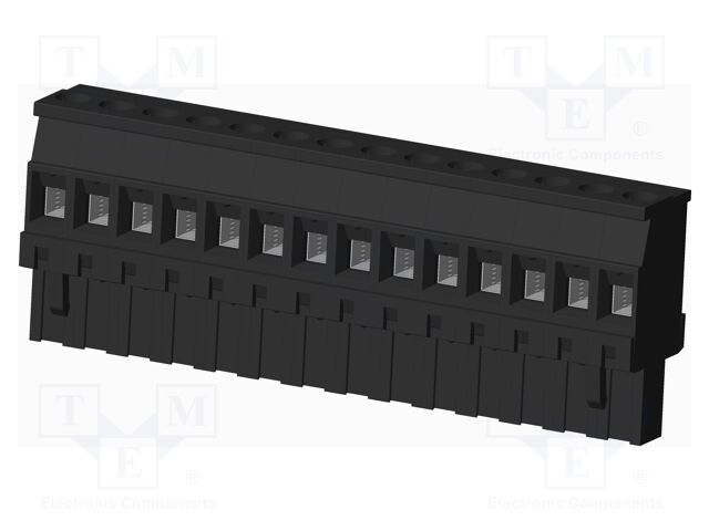 Connector: pluggable terminal block; plug; female; angled 90°