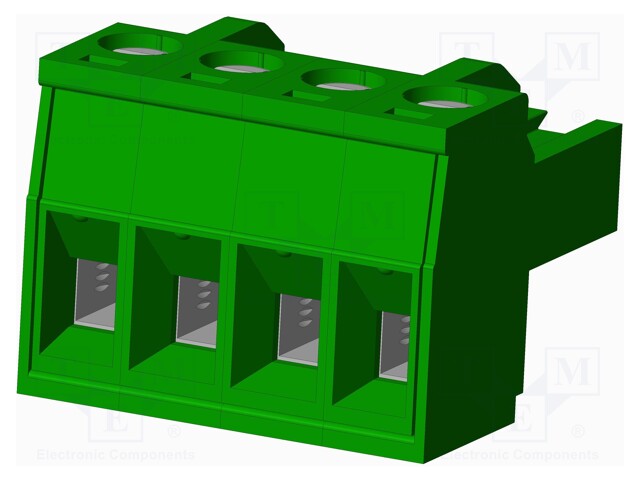 Connector: pluggable terminal block; plug; female; straight; 12A