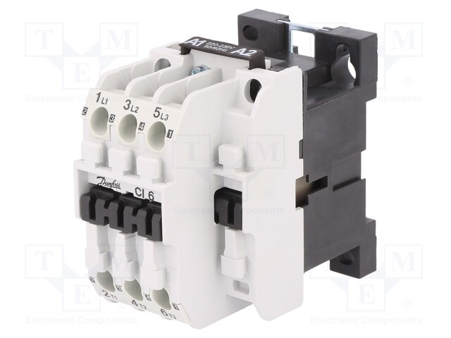 Contactor: 3-pole; NO x3; 230VAC; 6A; DIN,panel; CI 6; -30÷70°C