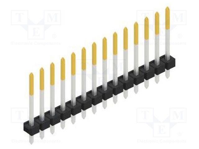 Connector: pin strips; pin header; male; PIN: 14; 2.54mm; THT; 1x14