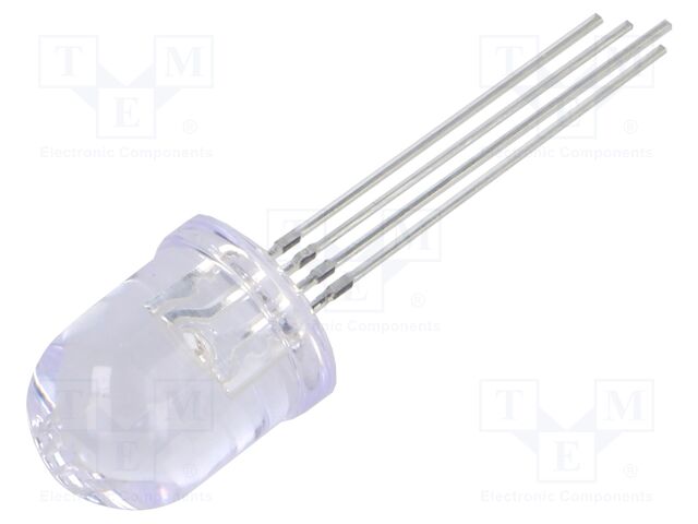 LED; 10mm; red,green,yellow; 30°; Front: convex; -30÷85°C; round