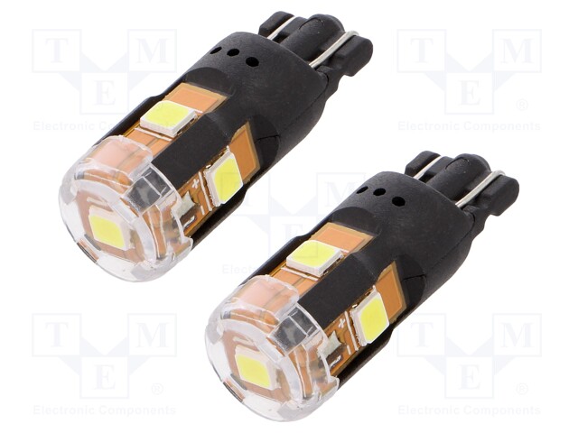 Filament lamp: automotive; T10; 12V; 1W; VISIONPRO LED; W5W; 6000K