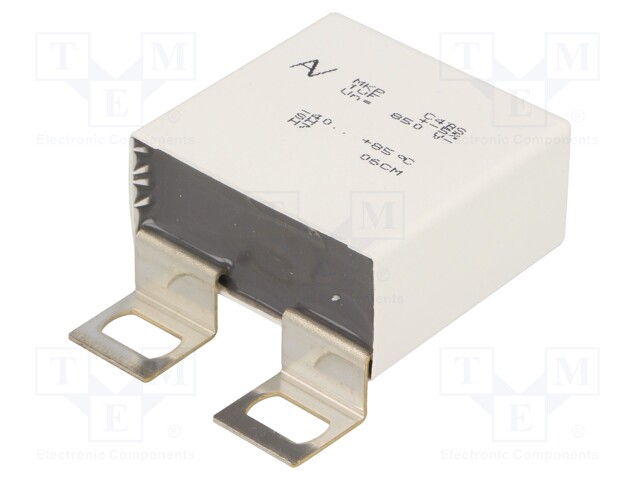 Capacitor: polypropylene; 1uF; ESR: 4mΩ; C4B; ±5%; -40÷85°C; 850VDC