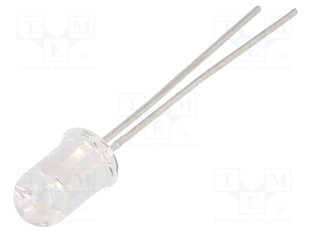 IR transmitter; 5mm; 890nm; transparent; 50mW; 44°; THT; 100mA