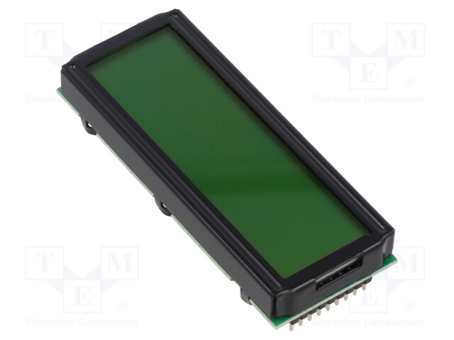 Display: LCD; alphanumeric; 4x20; yellow-green; 68x26.8x10.8mm