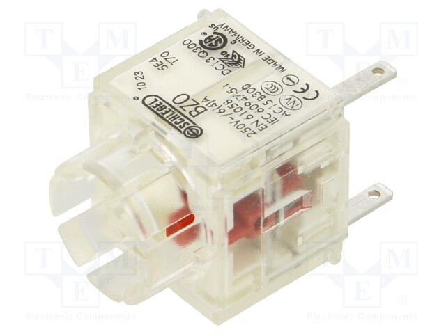 Contact block; -30÷70°C; IP00; Contacts: NC; 3mm