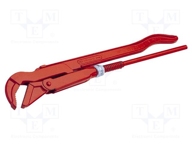 Wrench; adjustable; 550mm; for pipe gripping; 2"
