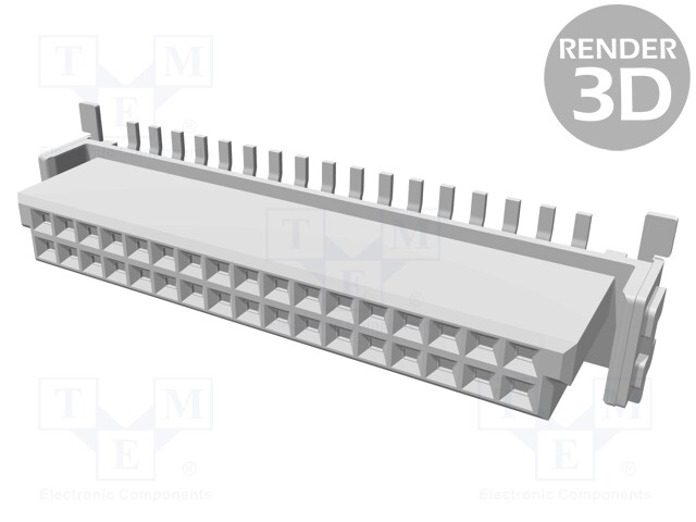 Connector: PCB to PCB; female; PIN: 34; 1.27mm; Series: har-flex