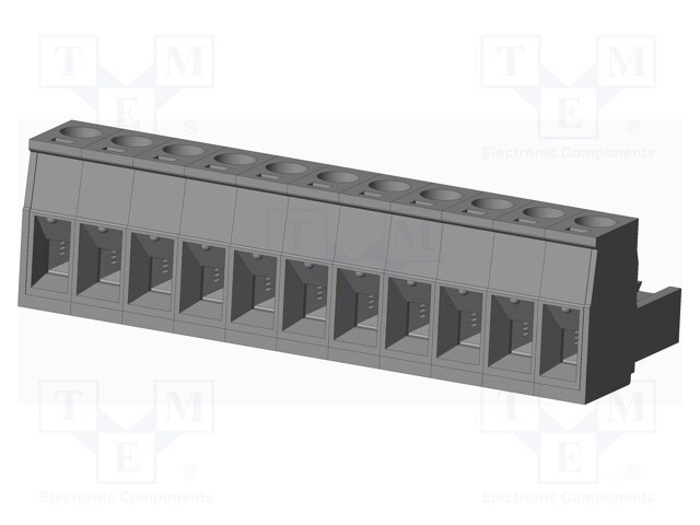 Connector: pluggable terminal block; plug; female; straight; grey