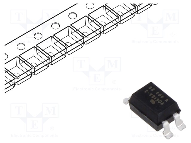 Optocoupler; SMD; Ch: 1; OUT: transistor; Uinsul: 5.3kV; Uce: 80V
