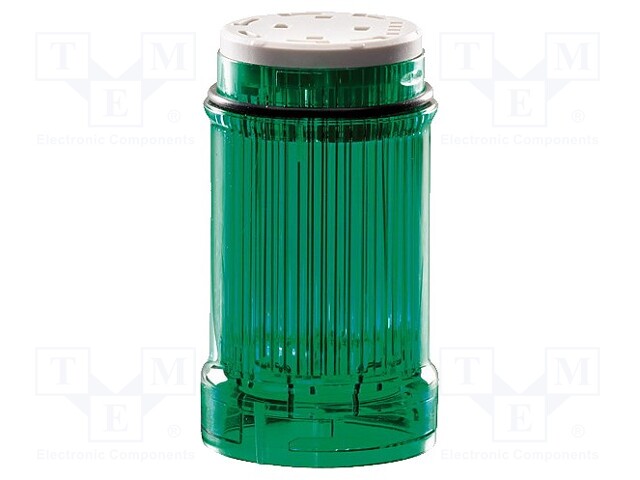 Signaller: lighting; flashing light; Colour: green; Usup: 24VDC
