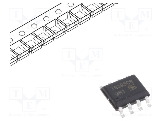 IC: comparator; low-power; No.of comp: 2; 1.3us; SMT; SOP8; 50nA