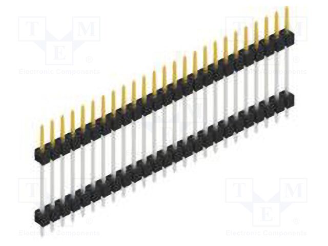 Connector: pin strips; pin header; male; PIN: 25; 2.54mm; THT; 1x25