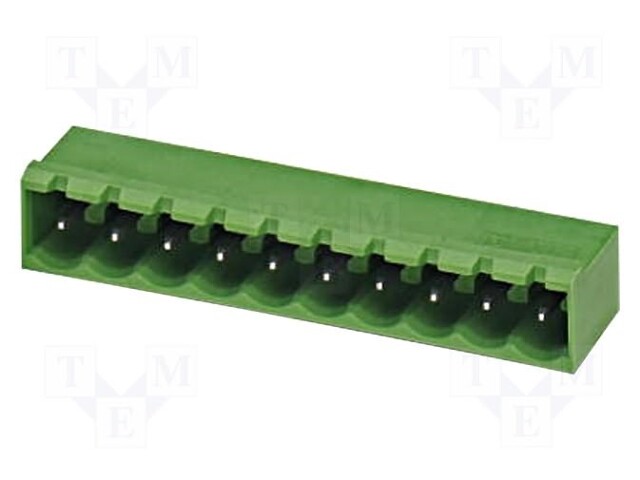 Pluggable terminal block; 5mm; ways: 17; angled 90°; socket; male