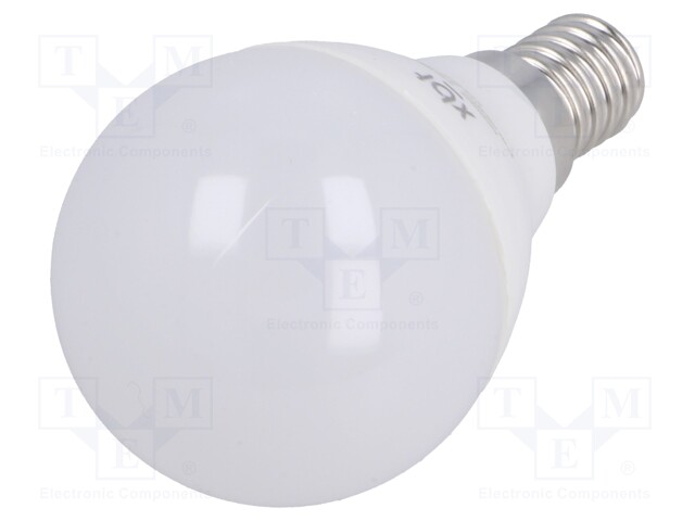 LED lamp; cool white; E14; 230VAC; 430lm; 5W; 170°; 6000K; CRImin: 80