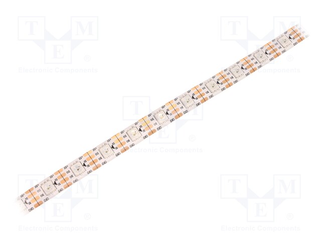 Programmable LED tape; RGB; LED/m: 60; SMD; 5050; 5V; 10mm; 140°