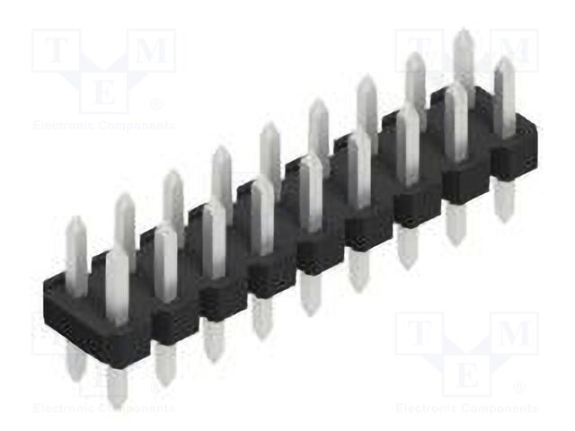 Connector: pin strips; pin header; male; PIN: 18; 2.54mm; THT; 2x9