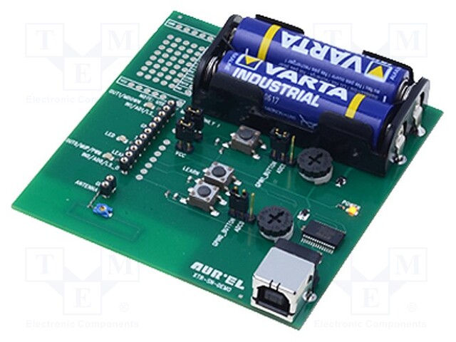 Dev.kit: evaluation; Works with: RFT-868-3V; 2xAA battery slot