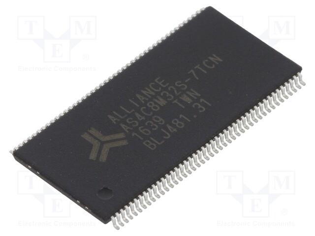 DRAM memory; SDRAM; 2Mx32bitx4; 3.3V; 143MHz; 5.4ns; TSOP86; 0÷70°C
