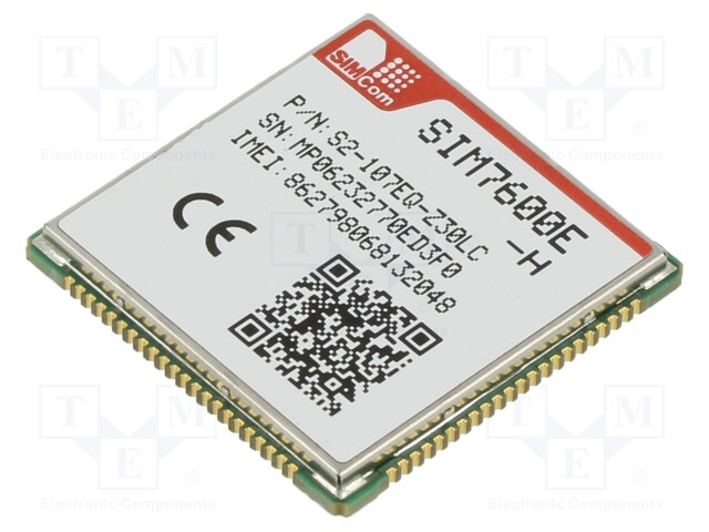 Module: LTE; Down: 150Mbps; Up: 50Mbps; SMD; LTE CAT4; 30x30x2.9mm