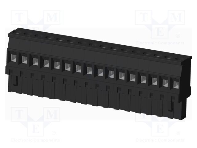 Connector: pluggable terminal block; plug; female; angled 90°