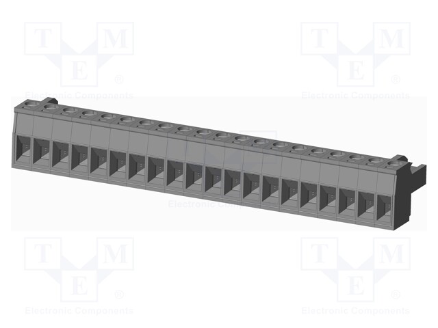 Connector: pluggable terminal block; plug; female; straight; grey