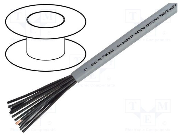 Wire; stranded; Cu; ÖLFLEX® CLASSIC 110; 2x1,5mm2; unshielded