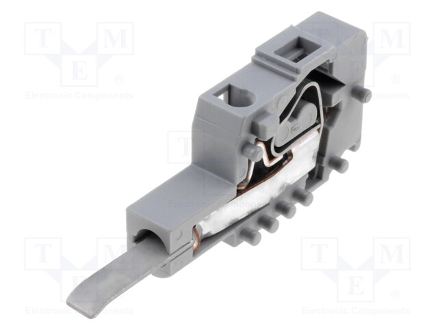 Pluggable terminal block; ways: 1; 0.08÷2.5mm2; spring clamp