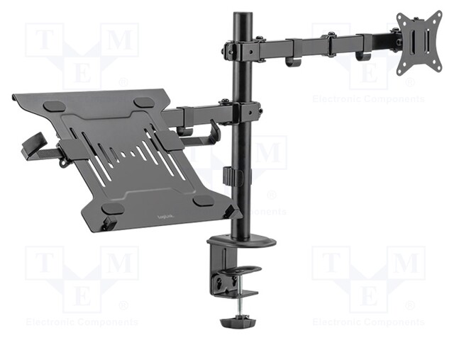 Monitor holder; 9kg; 10÷32"; Arm len: 376mm