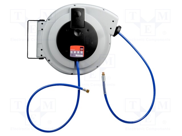 Retractable extension cord; pneumatic; Connection: 3/8"; L: 15m