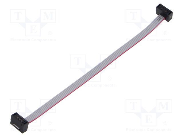 Ribbon cable with IDC connectors; Tape ph: 0.64mm; 100mm