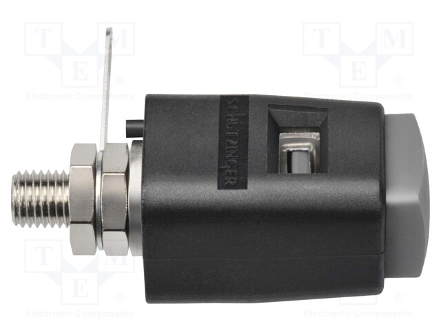 Laboratory clamp; grey; 70VDC; 16A; Contacts: nickel; -25÷90°C