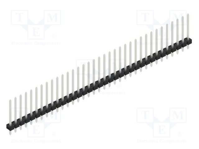 Connector: pin strips; pin header; male; PIN: 35; 2.54mm; THT; 1x35