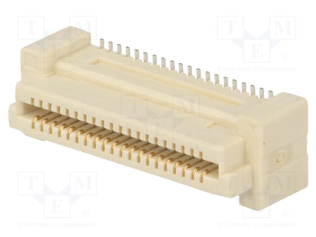 Connector: PCB to PCB; female; PIN: 40; 0.8mm; H: 9mm; Series: FH