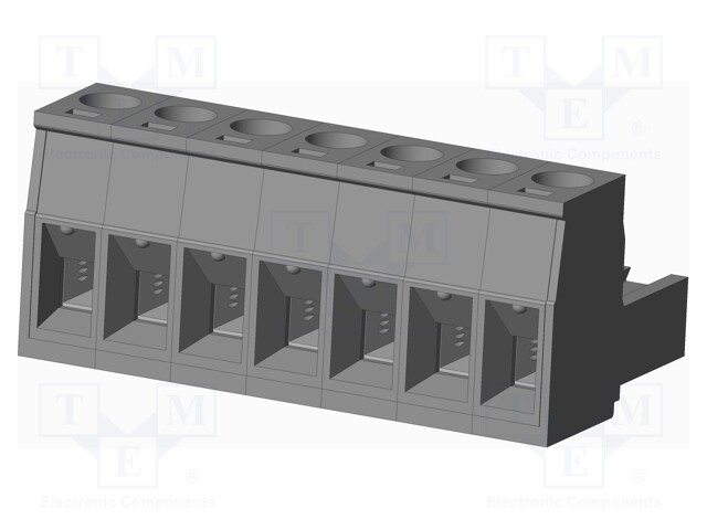 Connector: pluggable terminal block; plug; female; straight; grey