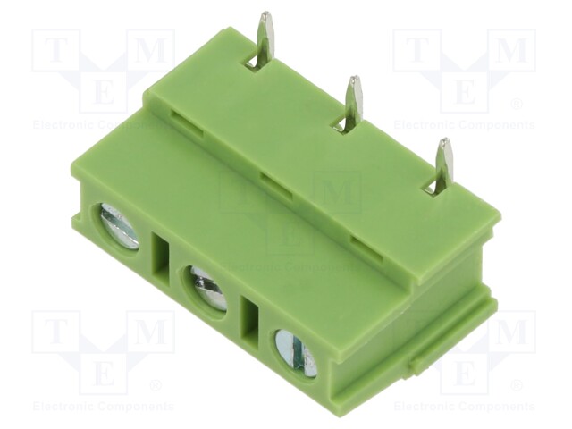 PCB terminal block; straight; 7.5mm; ways: 3; on PCBs; terminal