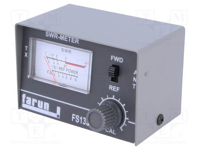 SWR meter; Range: 1,5÷150MHz