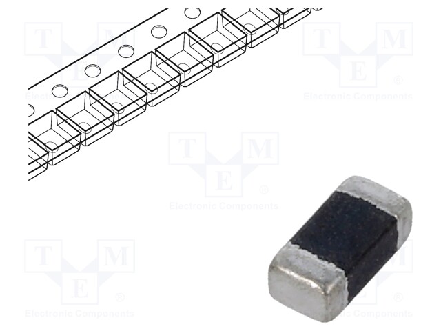 Ferrite: bead; Imp.@ 100MHz: 600Ω; SMD; 1A; 1206; R: 0.08Ω