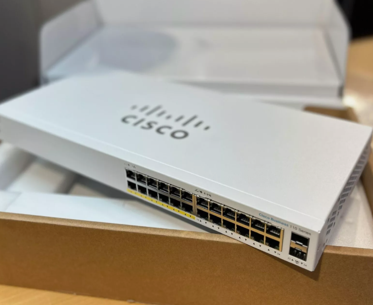 Cisco Business CBS110-24PP-D Unmanaged Switch | 24 Port GE | Partial PoE | 2x1G