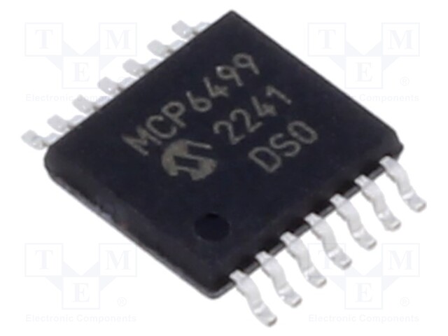 IC: operational amplifier; 30MHz; 1.8÷5.5V; Ch: 4; TSSOP14; tube