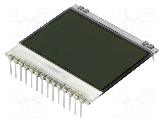 Display: LCD; graphical; 102x64; FSTN Positive; white; 39x38.1mm
