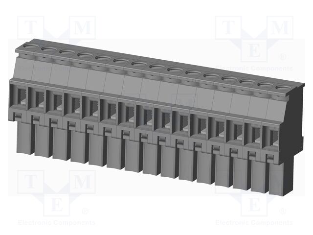 Connector: pluggable terminal block; plug; female; angled 90°