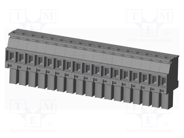 Connector: pluggable terminal block; plug; female; angled 90°