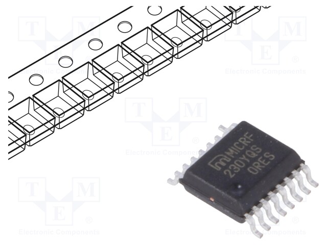 Integrated circuit: RF  receiver; transparent; QSOP16; -112dBm
